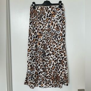 Leopard Aritzia Slip Skirt